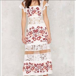 For Love & Lemons Midi Dress